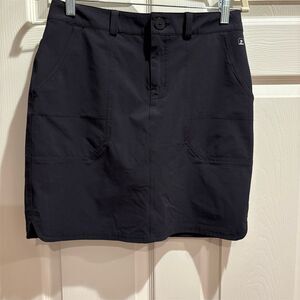 Eastern Mountain Sports  NWT Women's Black Golf Ref Skirt/ Skort Size 0
